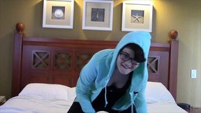 whitney gunns latina porn star strips in vintage webcam clips