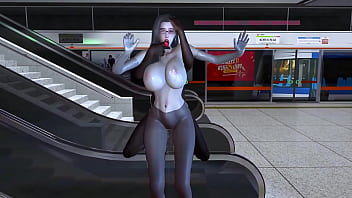 Fuck a bigboobs singer in public (Part 02) - 3D Animation v662