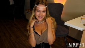 Not exactly a common astrologer's technique Sucked him off and fucked herself to solve the problem