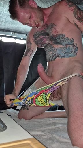 Bull squirts and fucks