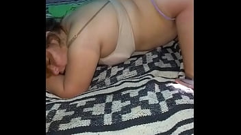 Foursome sex on the mattress while we′re watched on webcam