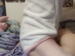 Puppy Femboy Nymphali plays alone
