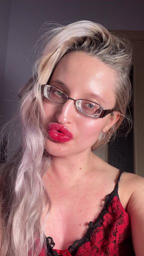 Big Lips Long Tongue Lipstick Lip Gloss Dirty Talking Cuckjoi
