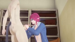 Yaoi Femboy - Rosa Elf Femboy Jerk off Cat Boy's Dick