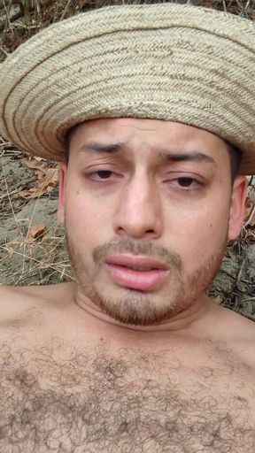 Masturbating outdoors until I ejaculate like a horny stud