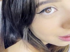 Big-Titted Brazilian Teen's Solo Webcam Show