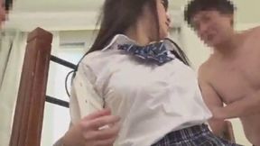 Half Beauty vs Vaginal Cum Shot: Avoid Pregnancy with Sari Nakamura's Explicit Fantasy