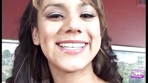 Stunning brunette baeb offers intense handjobs and blowjobs, gets fucked in reverse cowgirl