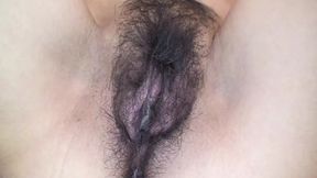 Japanese MILF enjoys hairy pussy&#x270C; play with a horny&#x1F975; guy's toys