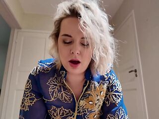 Amateur Stepmom Drilled By Stepson