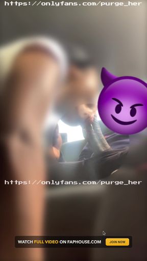 Cute Big Lips Make Me Cum Hard in Her Throat