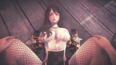 3D Witch gets nailed rough in anime hentai