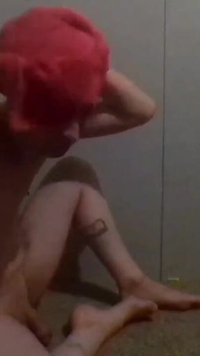 Trying to Learn to Wrap My Hair in a Towel, Post Shower