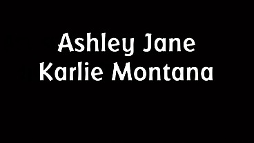 Karlie Montana and Ashley Jane Lesbian Cunnilingus