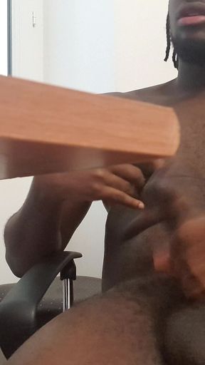 Ached BBC Cum in the Office