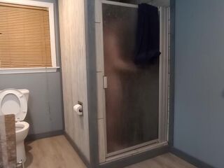 Lustful virgin take a shower shaves for u