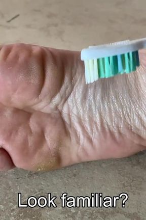 Foot Humiliation with Your Toothbrush