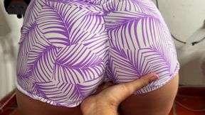 Petite 18-year-old gets fucked by her brother-in-law after doing yoga. pov- latina- big tits- big ass- valeryfox