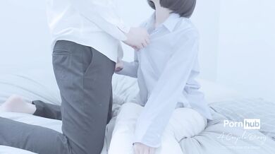 Japanese amateur couple having romantic sex