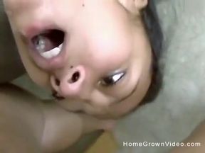 Leah Takes Buck All the Way Down Her Throat