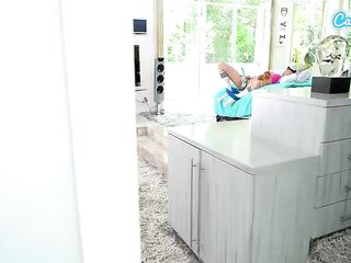 Stepsister Caught Masturbating Thinks This babe Is Screwing Her Boyfriend