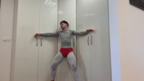 Humiliated Superhero, gutpunched on a full bladder