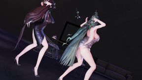 Mmd Brave Girls-rollin', Couple Dance, Korean Dance, Lingerie, Striptease