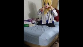 Kigurumi PVC Cosplay Breathplay test