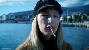 Outdoors Smoking with Beaty Russian Girl 1