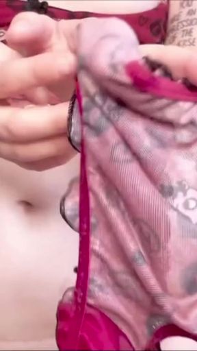 I left the CUCKOLD sniffing my panties after CHEATING   Clip 1