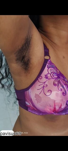 Stepsister dress changing and hairy armpit show