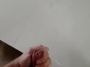 Slow motion huge cumshot!