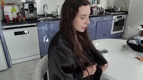 Step-mom’s tight ass gets pounded raw by her son’s big dick in rough anal fuck session