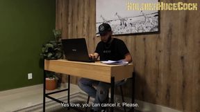 Watch as I hire a slut while my wife is working and we end up fucking like wild sluts