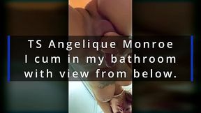 TS Angelique Monroe - I cum in my bathroom ...