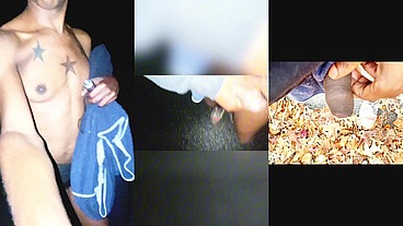 Merlin's Risky Outdoor Bate and Piss