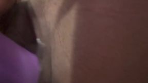 Leaking Cream from myStretched Pussy - Thick & Fishnet Close-Up