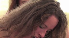 Attractive French sluts getting fucked on hot orgy action