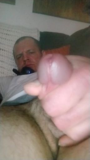 Loads of Pre Cum Half Errect