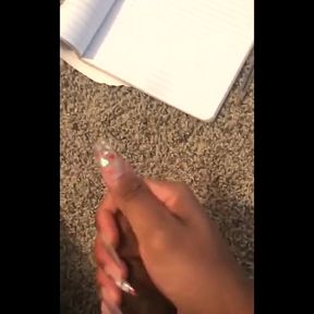 Cant Hold My Cum Yeah. I was getting hard for a custom video, and I ended up cumming by mistake.