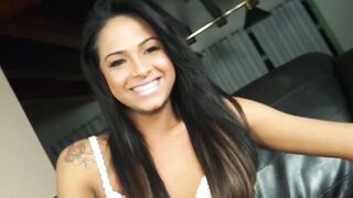 Latino Transgender Riding Boyfriend's Dick - Raw Ass Fucking