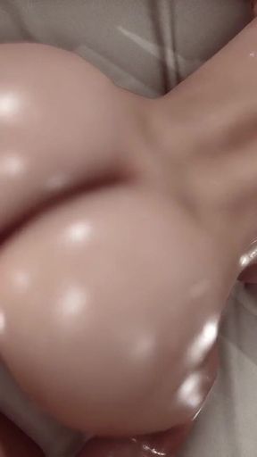 Stepsister Shows Me Her Favorite Pose and Lets Me Fuck Her Ass Until Its Gaping Wide Open