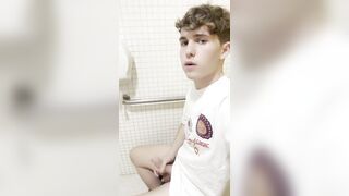 Lad with phimosis milks at the dentist