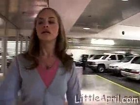 Little April Flattered By Guys Comes Home For Some Solo Fun