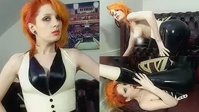 Ulorin Vex in White Top and Capri Pants - LatexHeavenVideo