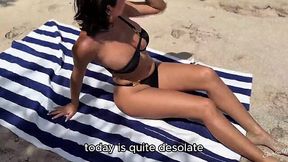 Hot MILF Gets Her Big Tits Fucked Hard After Losing Stupid Beach Bet—Dirty Public Sex Unleashed