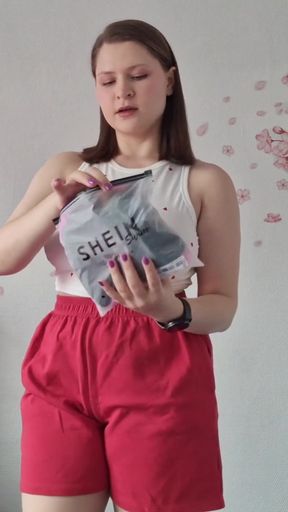 Your Sexy Girlfriend Is Getting Ready for the Beach Just for You.