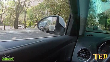 Fui parado por um casal e me chamaram para o motel e fudemos os três - Lalla Potira - Bill Smoke