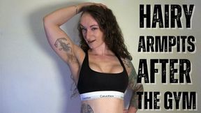 Fitness Girl’s Hairy Armpits After the Gym 720p