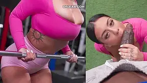 Bbc In Gym With Melz Tube